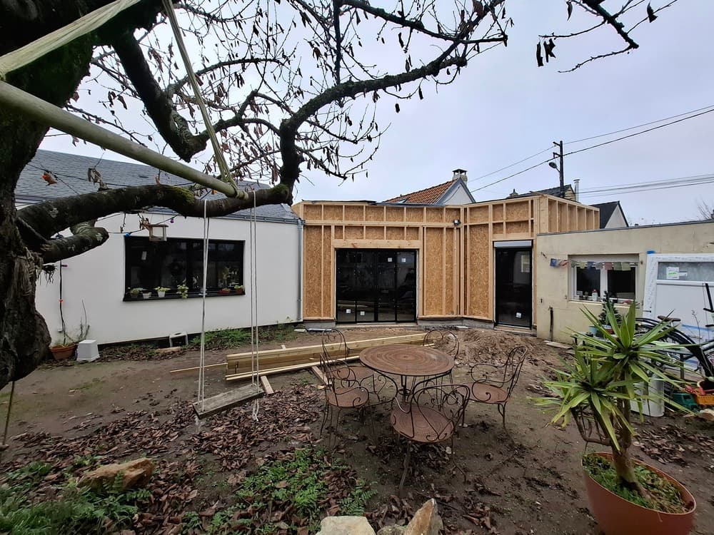 Dialogue architectural en ossature bois
